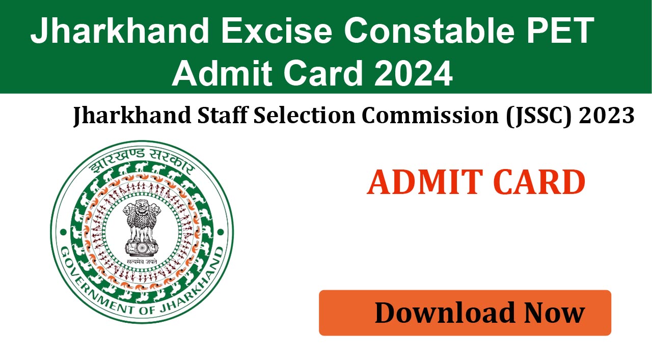 Jharkhand SSC Excise Constable 2023