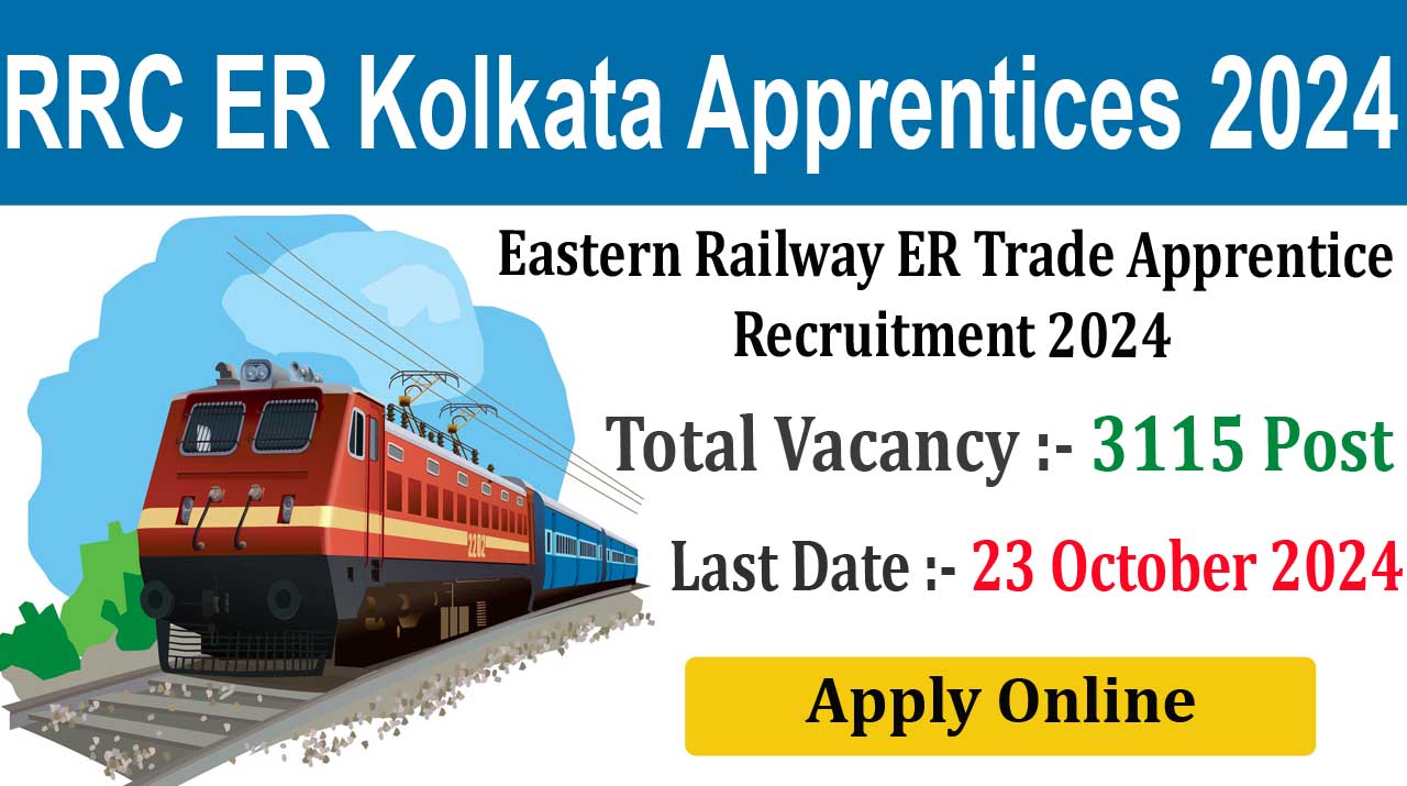 Railway RRC ER Kolkata Various Trade Apprentices 2024 Online Form