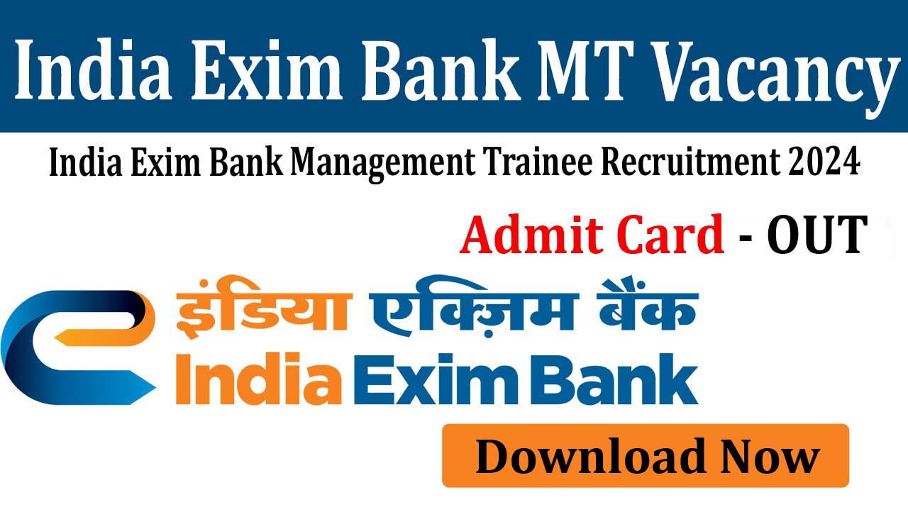 India Exim Bank Management Trainee 2024 Online Form