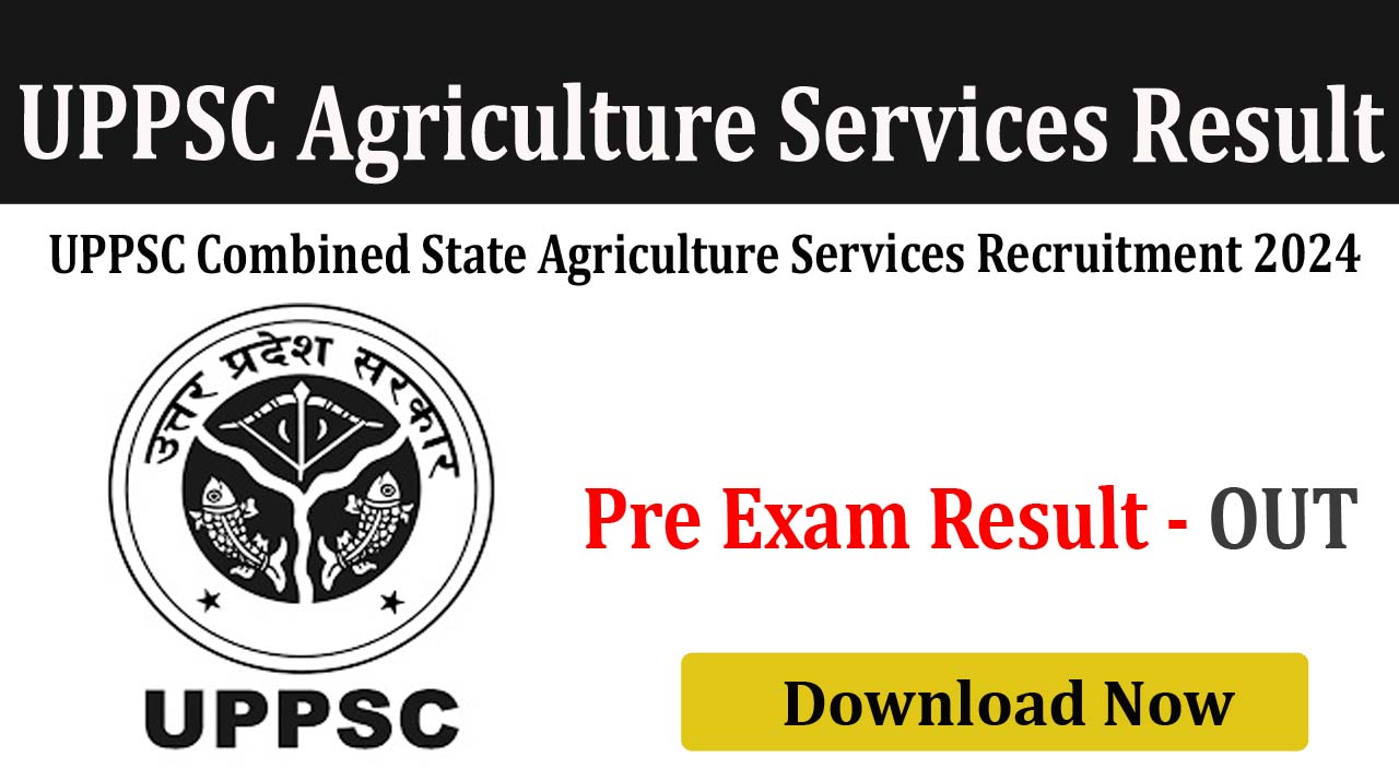 UPPSC Combined State Agriculture Services Pre Answer Key 2024