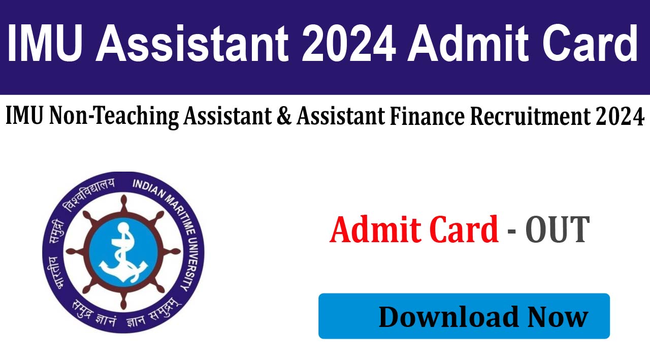 IMU Non-Teaching Assistant & Assistant Finance 2024 Online Form