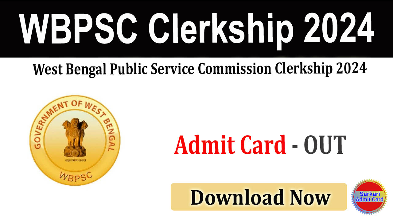 West Bengal WBPSC Clerkship 2024