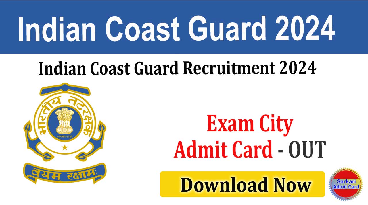 Indian Coast Guard Recruitment 2024