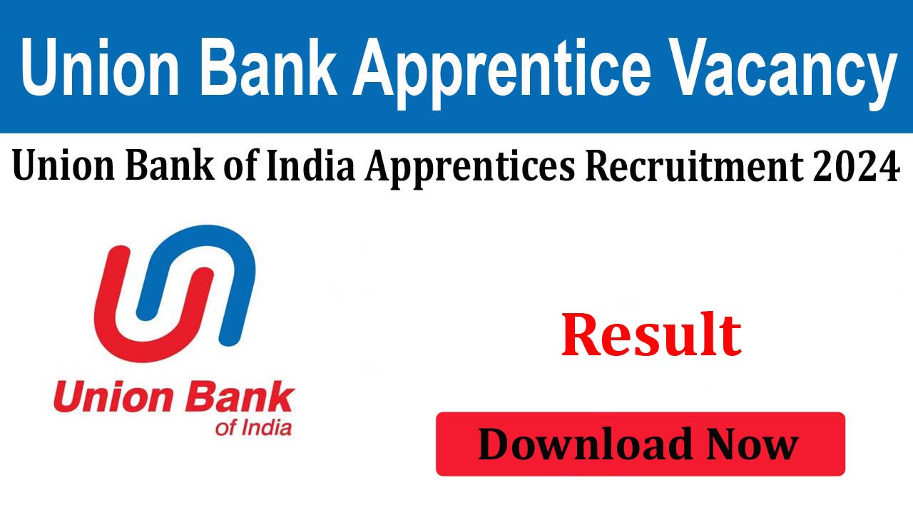 Union Bank of India Apprentices 2024 Online Form