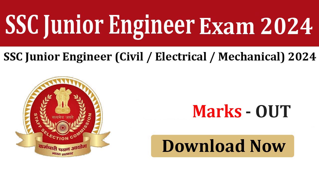SSC Junior Engineer Examination 2024 Option Form & Final Vacancy Notice